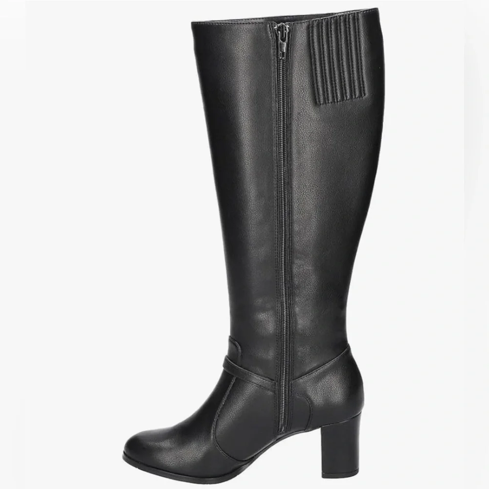 Easy Street Missy Plus Womens Boot  8.5 CD US Black